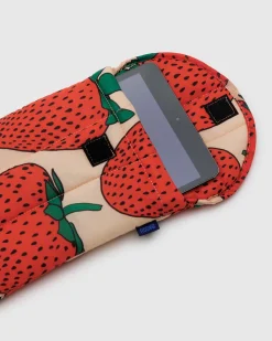 Baggu Puffy Tablet Sleeve 8" - Strawberry New