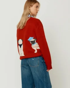 House Of Sunny Puppy Love Sweater Online