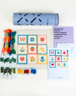 ban.do x Unwind Studios Needlepoint Kit Quilt Best