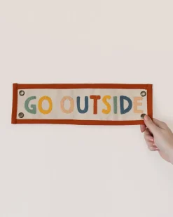 1canoe2 Rainbow Go Outside Embroidered Canvas Banner Best