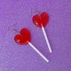 A Shop of Things Red Heart Lolli Earrings Clearance
