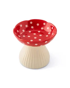 Core Home Red Mushroom Pedestal Bowl Online