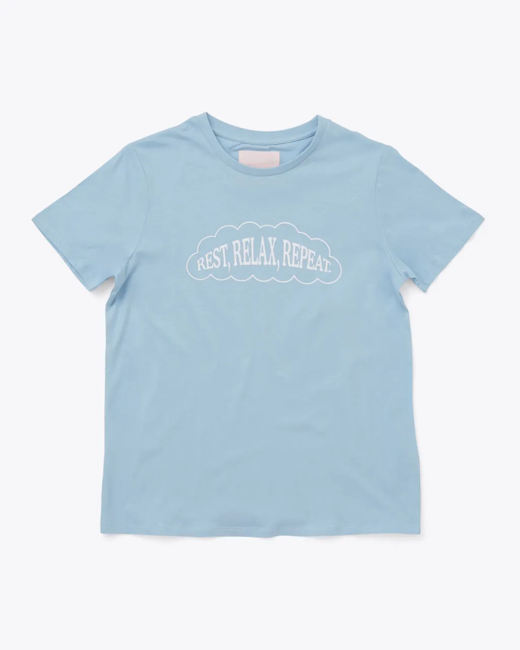 ban.do Rest, Relax, Repeat Tee - Sky Best