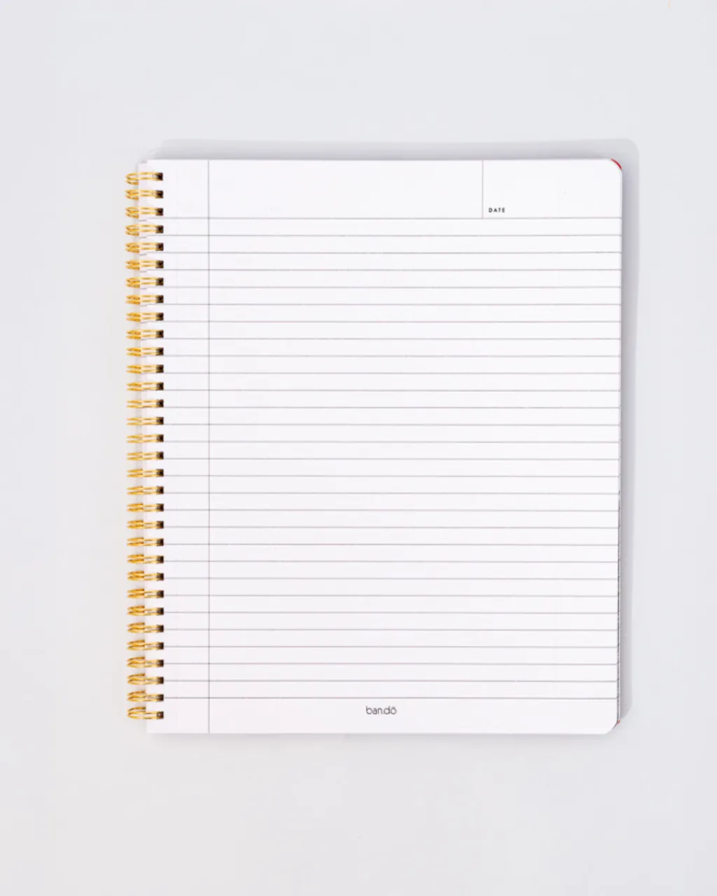 ban.do Rough Draft Large Notebook - Floral Stripe Hot
