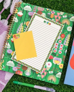 ban.do Rough Draft Large Notebook - geometric floral Sale
