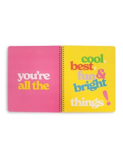 ban.do Rough Draft Large Notebook - geometric floral Sale