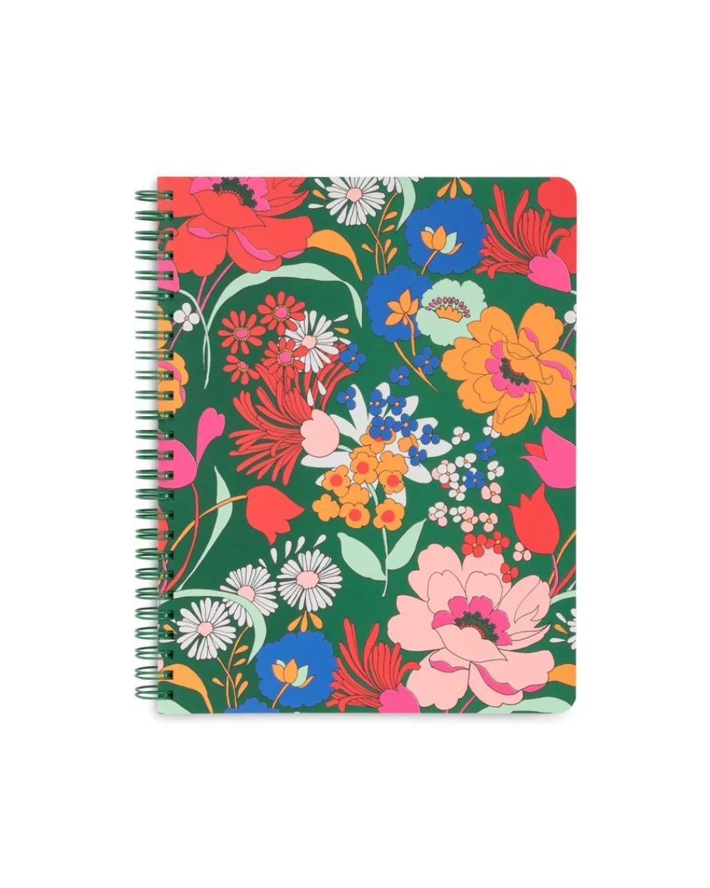 ban.do Rough Draft Mini Notebook - emerald super bloom New