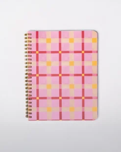 ban.do Rough Draft Mini Notebook - Pink Plaid Best