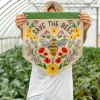 1canoe2 Save the Bees Embroidered Canvas Banner