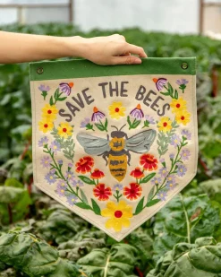 1canoe2 Save the Bees Embroidered Canvas Banner