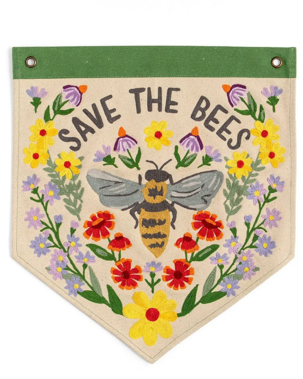 1canoe2 Save the Bees Embroidered Canvas Banner