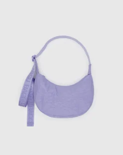 Baggu Small Nylon Crescent Bag w/ Key Leash - Wisteria Best