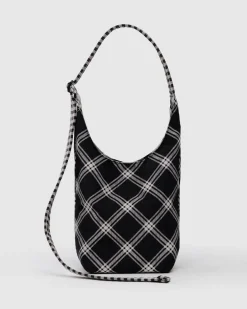 Baggu Small Nylon Sling - Mixed Plaid