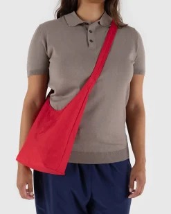 Baggu Small Nylon Sling Bag - Candy Apple Online