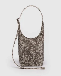 Baggu Small Nylon Sling Bag - Snakeskin Hot