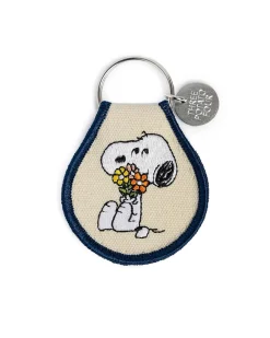 Three Potato Four Patch Keychain Snoopy Flower Bouquet Best
