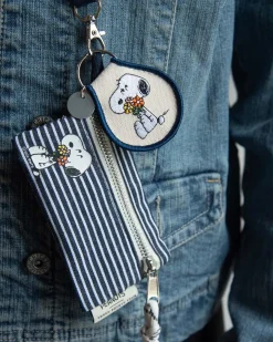 Three Potato Four Patch Keychain Snoopy Flower Bouquet Best