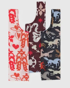 Baggu Standard Set Of 3 - Western Cut-Outs New