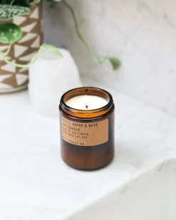 P.F. Candle Standard Candle - amber & moss Hot