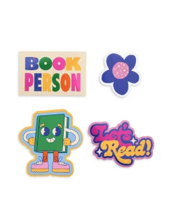 ban.do Stick with It! Big Vinyl Stickers Pack - Book Person