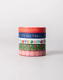 ban.do Stick with It Paper Tape Set - It's Fun O'Clock Best