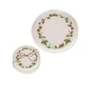 Transpac Strawberry Appetizer Plates - Set Of 4 Sale