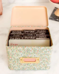 1canoe2 Tin Recipe Box Strawberry Meadow Sale