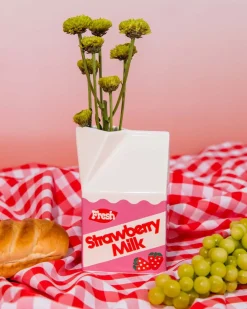 ban.do Strawberry Milk Vase New