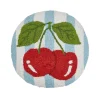 Peking Handicraft Stripe Cherries Hook Pillow Discount