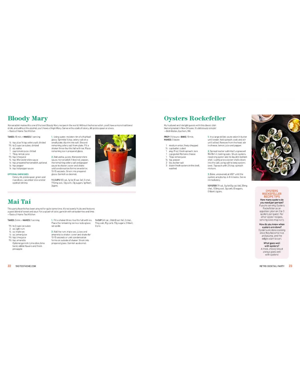 Taste of Home Vintage Recipes Made Easy Cookbook Sale