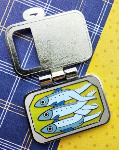 Toku Arts Tightly Packed Sardines Enamel Pin