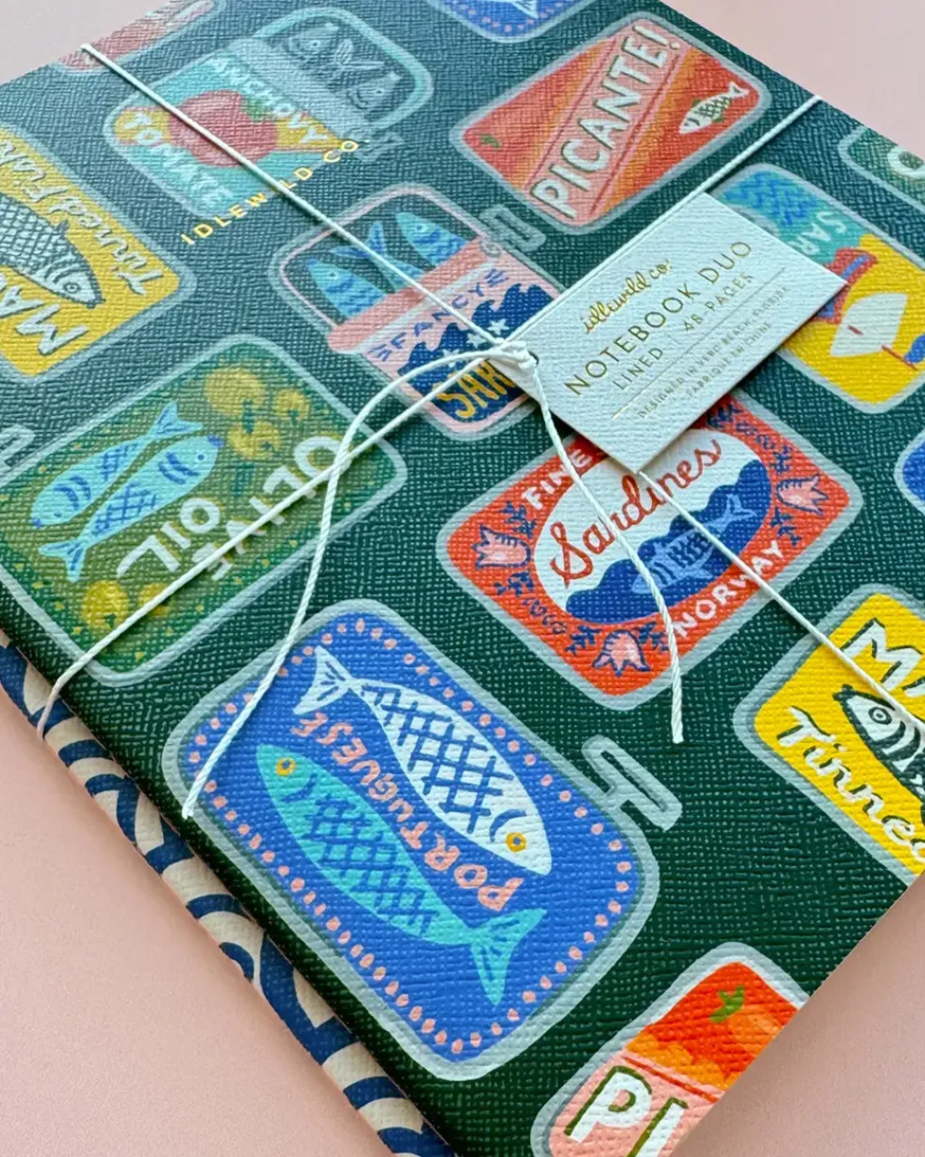 Idlewild Co. Tinned Fish Notebook Duo Clearance