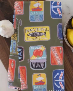 Idlewild Co. Tea Towel Tinned Fish Discount