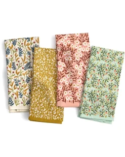 1canoe2 Tiny Floral Kitchen Towel Set Online