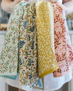 1canoe2 Tiny Floral Kitchen Towel Set Online