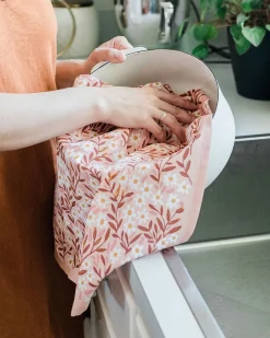 1canoe2 Tiny Floral Kitchen Towel Set Online