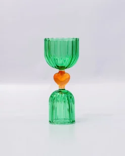 ban.do Tipsy Turvy Double Shot Glass - Green Best