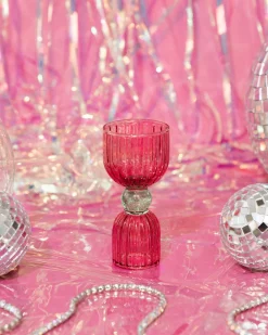 ban.do Tipsy Turvy Double Shot Glass - Pink Sale