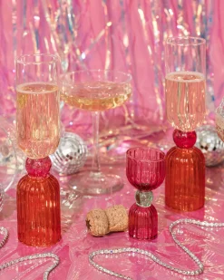 ban.do Tipsy Turvy Double Shot Glass - Pink Sale