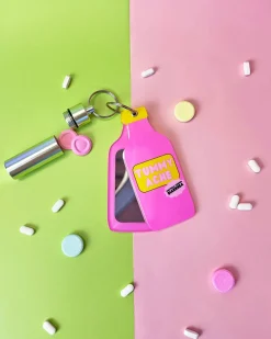 A Shop of Things Tummy Hurts Mirror + Pill Case Keychain Outlet