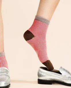 Hansel From Basel Umbrella Short Crew Socks - Pink Online
