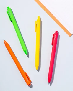 Poketo Vivid Gel Pen Set - Bright Hot