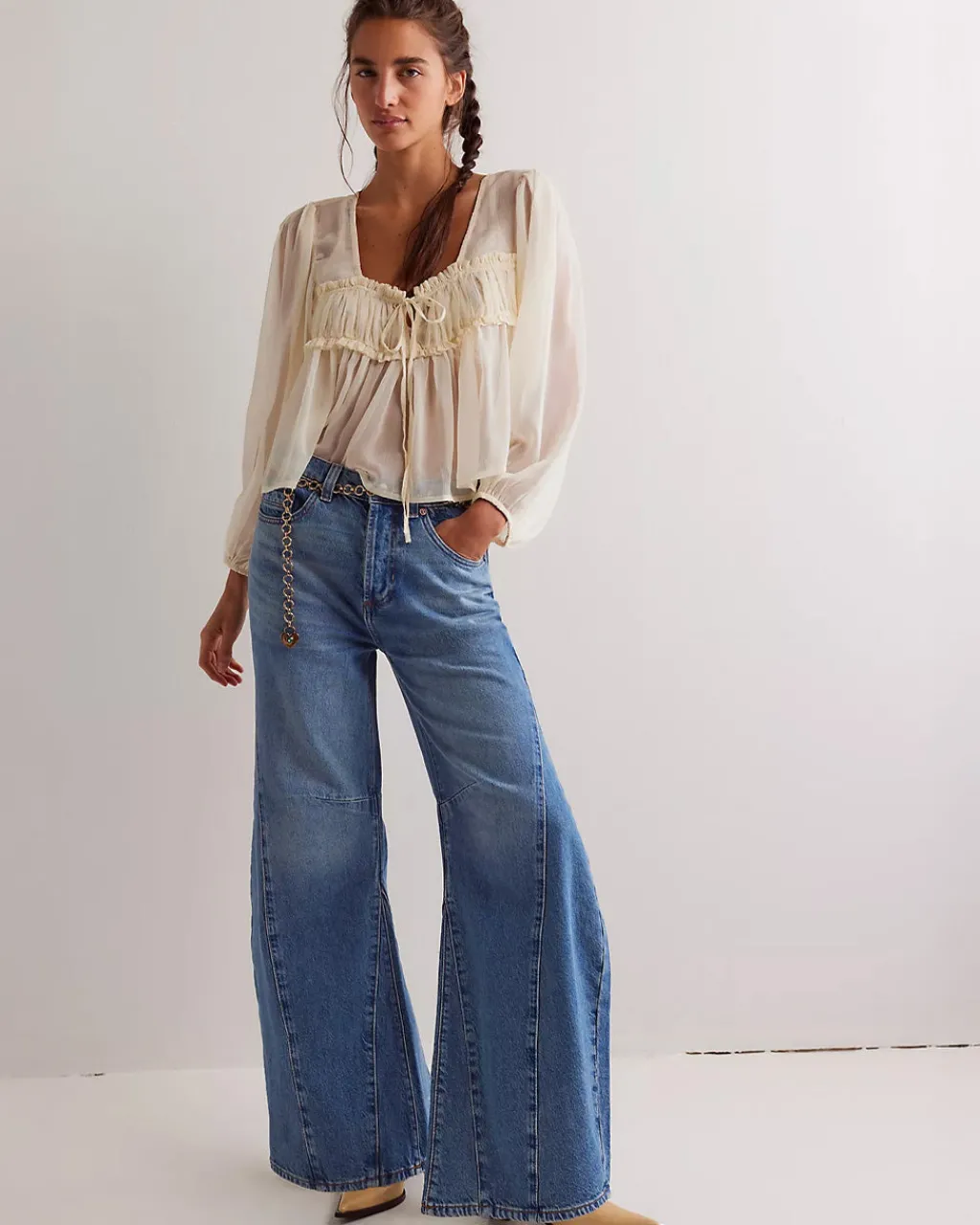 Free People We The Free Eden High Slouchy Jeans - Homefree Best