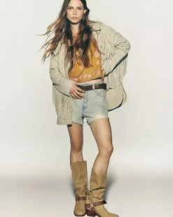Free People We The Free Now Or Never Denim Shorts - Well Worn Outlet