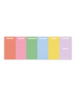 ban.do Week to Week Desk Notepad - Colorblock
