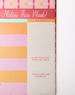 ban.do Week to Week Desk Planner - Take Notes This Week Best