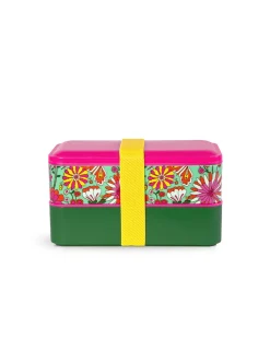 ban.do What's For Lunch? Stacking Lunch Box Set - Magic Garden Mint New
