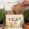 1canoe2 Wildflower Botanicals Tin Seed Storage Box