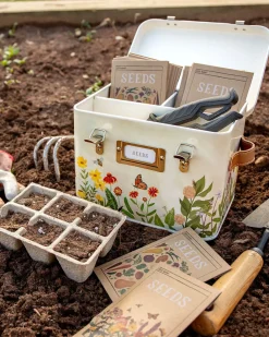 1canoe2 Wildflower Botanicals Tin Seed Storage Box