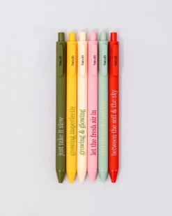 ban.do Write On Gel Pen Set - Garden Sayings Discount